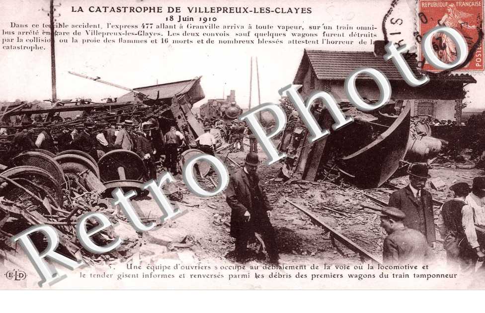 la catastrophe de Villepreux-les-Clayes 18 juin 1910 