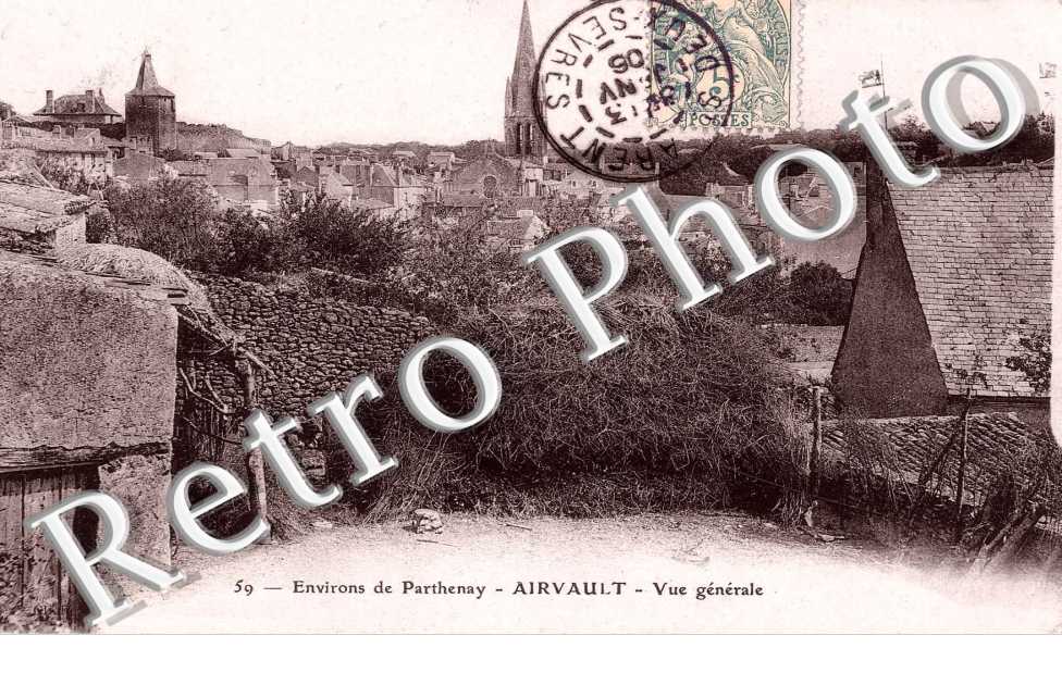 environ de parthenay. Vue generale