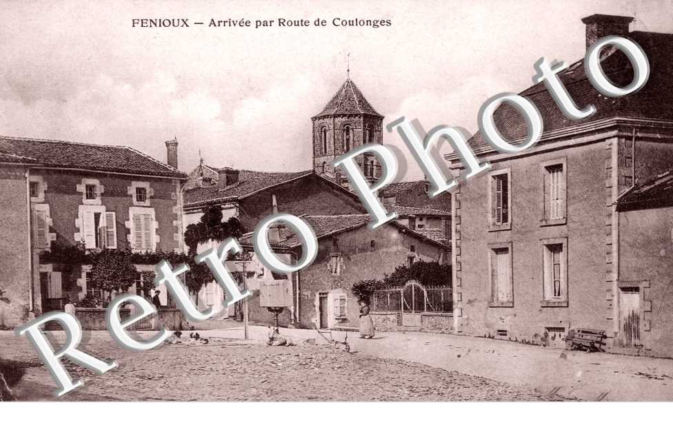 Arrivee par Route de Coulonges