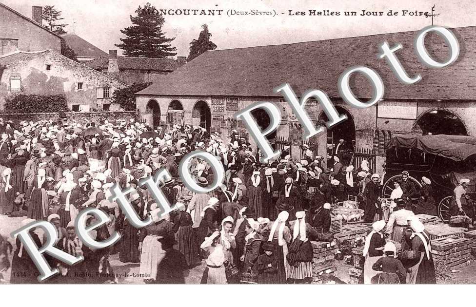 les halles un jour de foire