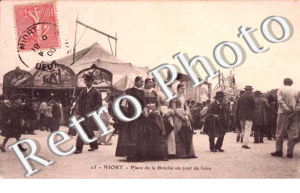 Place de le Brèche un jour de foire