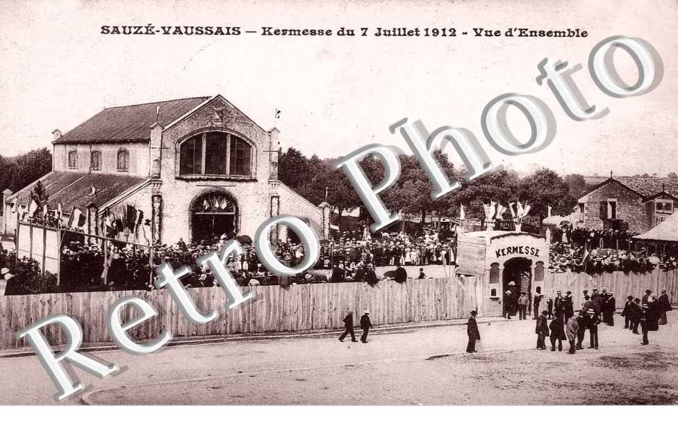 kermesse du 7 juillet 1912, vue d' ensemble