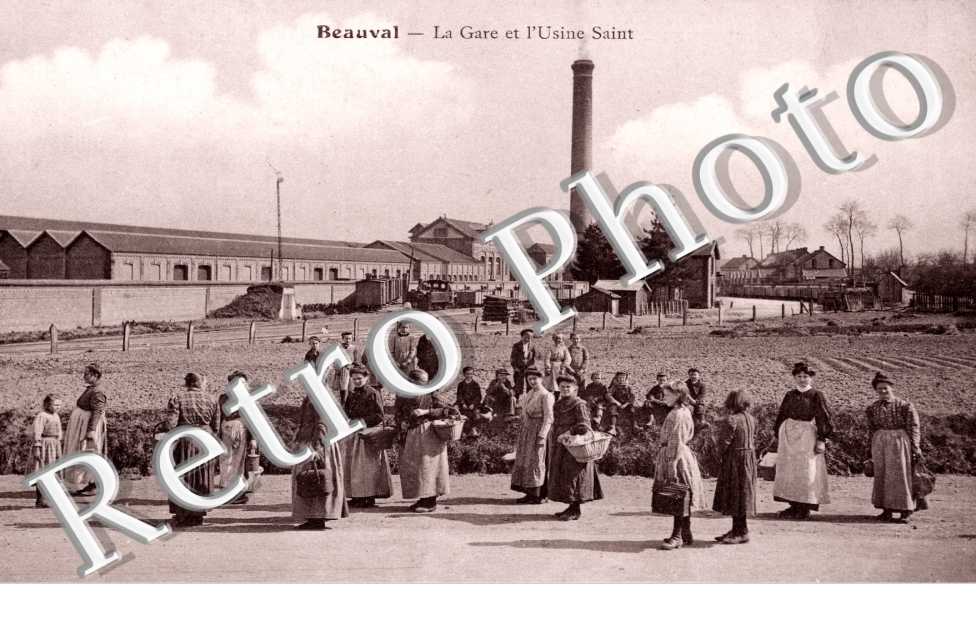 La gare et l'usine Saint