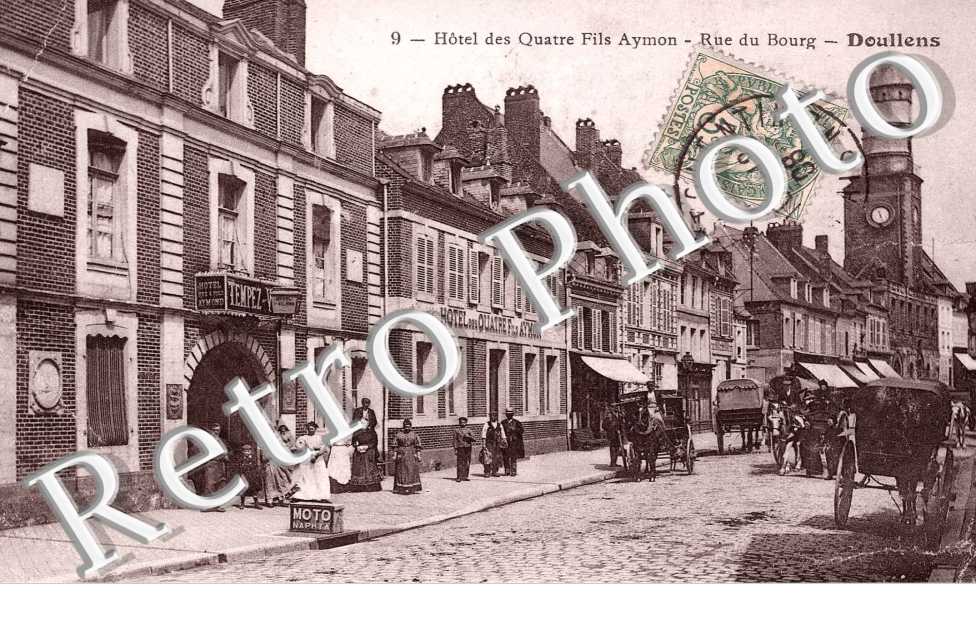 rue du Bourg  HOTEL DES QUATRE FILS AYMON