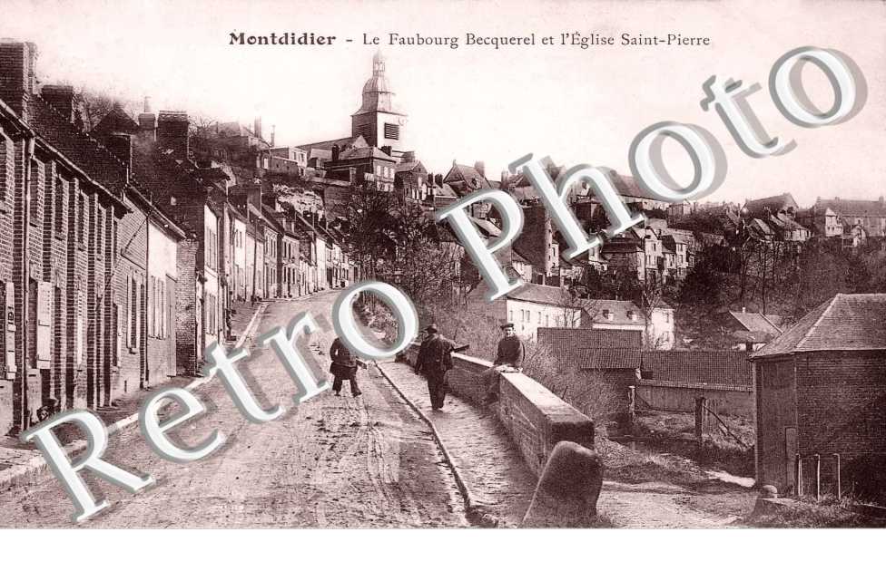 Le faubourg Becquerel et l'eglise  Saint Pierre