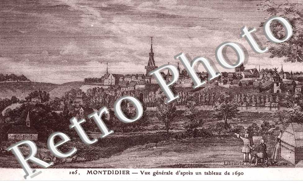 Vue generale d'apres un tableau de 1690