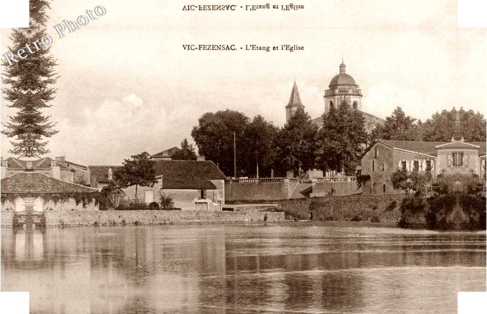 l'etang et l'eglise
