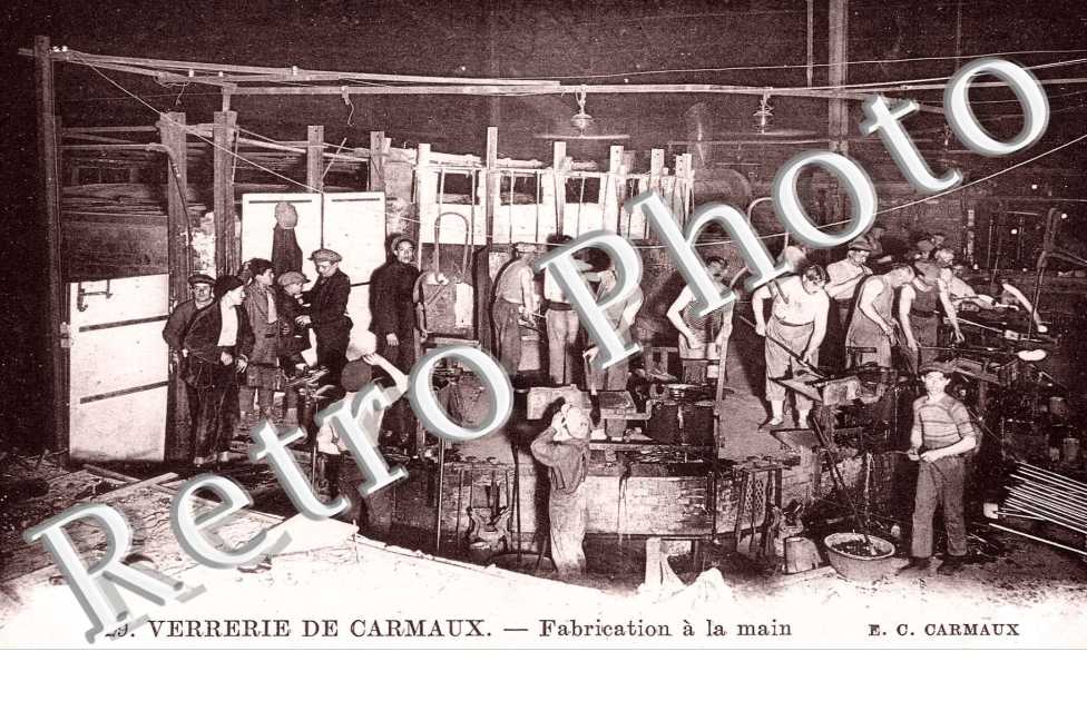 Fabrication a la Main a la Verrerie