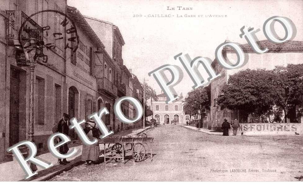 La gare et l'avenue