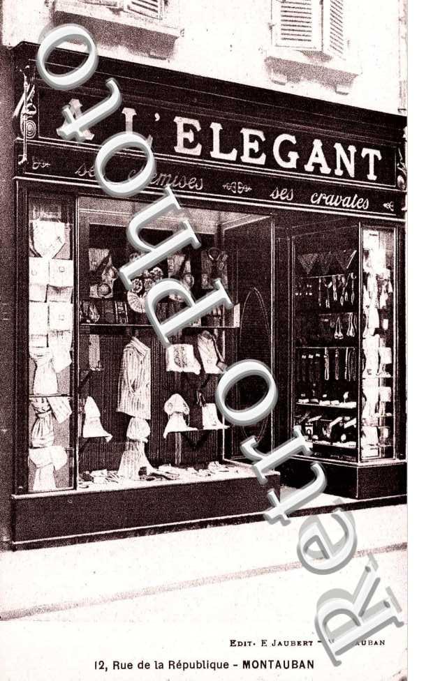 RUE DE LA REPUBLIQUE - Magasin à L'Elégant