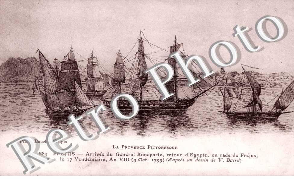 Arrivée du Générale Bonaparte - Bateaux à voile