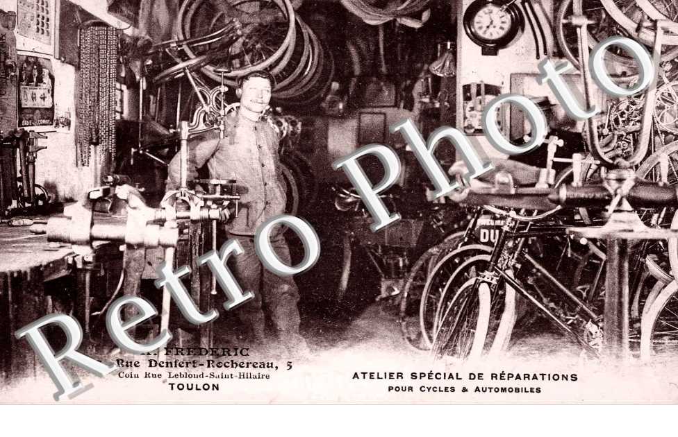 Atelier de Reparations pour Cycles et Automobiles, K. Frederic, Rue Denfert Rochereau