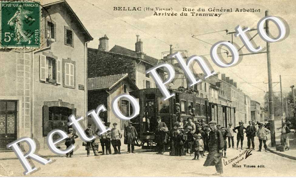 Rue du General Arbellot - Arrivee du tramway