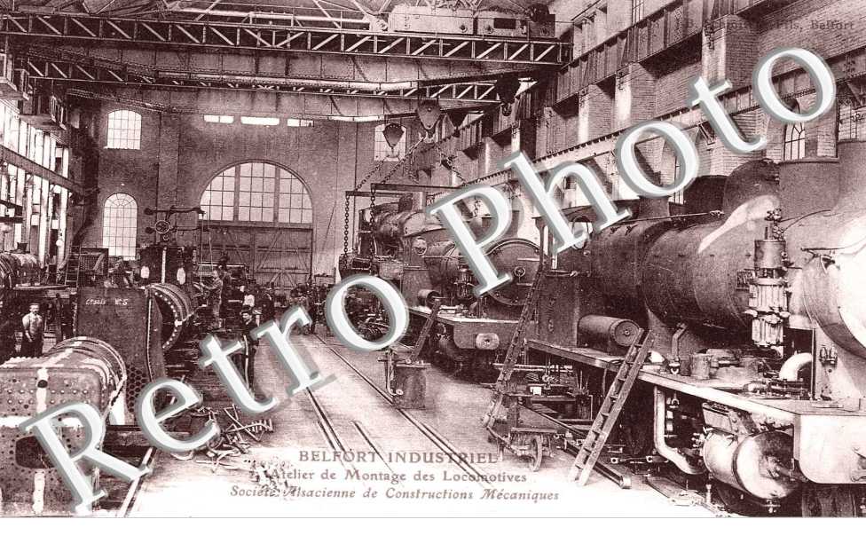 ATELIER DE MONTAGE DES LOCOMOTIVES