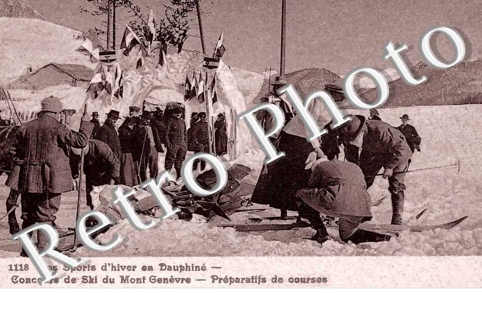 les sports d'hiver en Dauphine Concours de ski  du Mont Genevre
