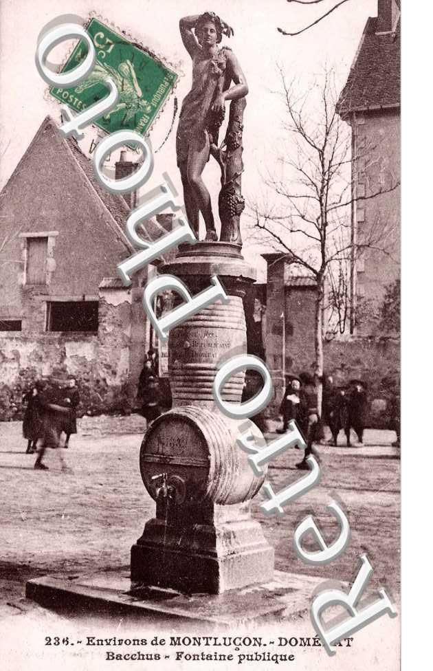 Bacchus Fontaine publique