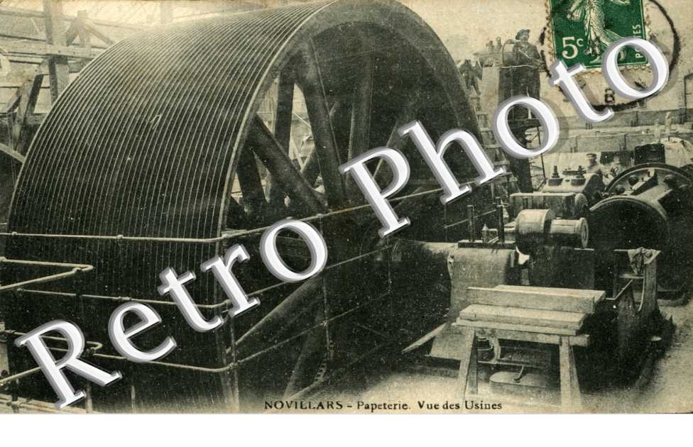 papeterie, vue des usines