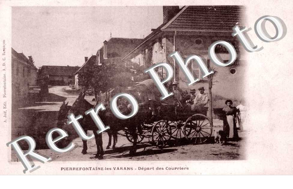 Le depart des courriers de l'Hotel des Trois Pigeons