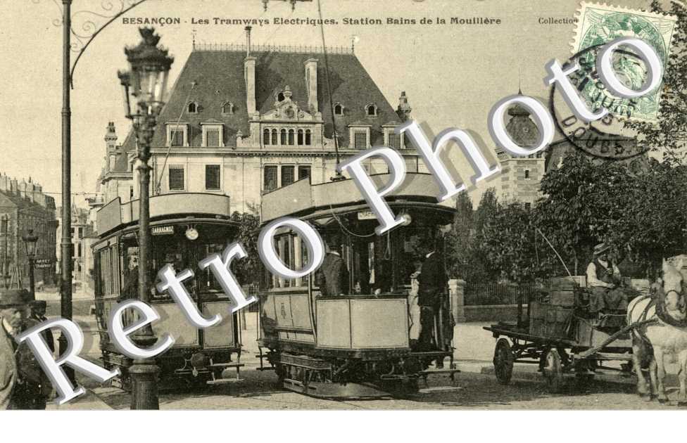 les tramways electriques station bains de la mouilleres