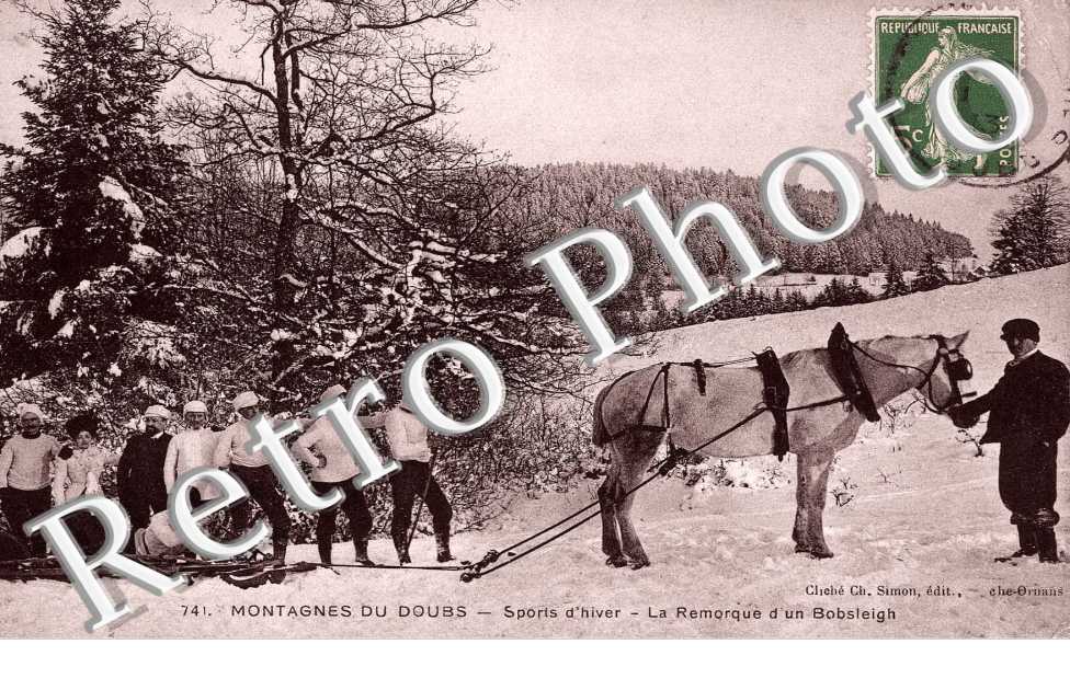 la remorque d'un bobsleigh