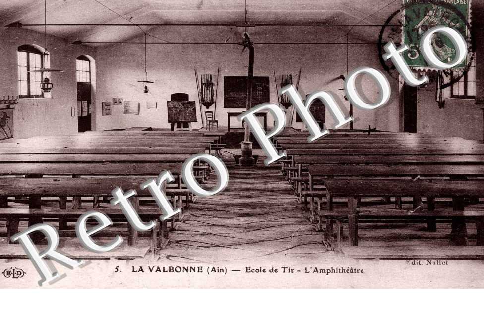 Ecole de tir, l'amphitheatre