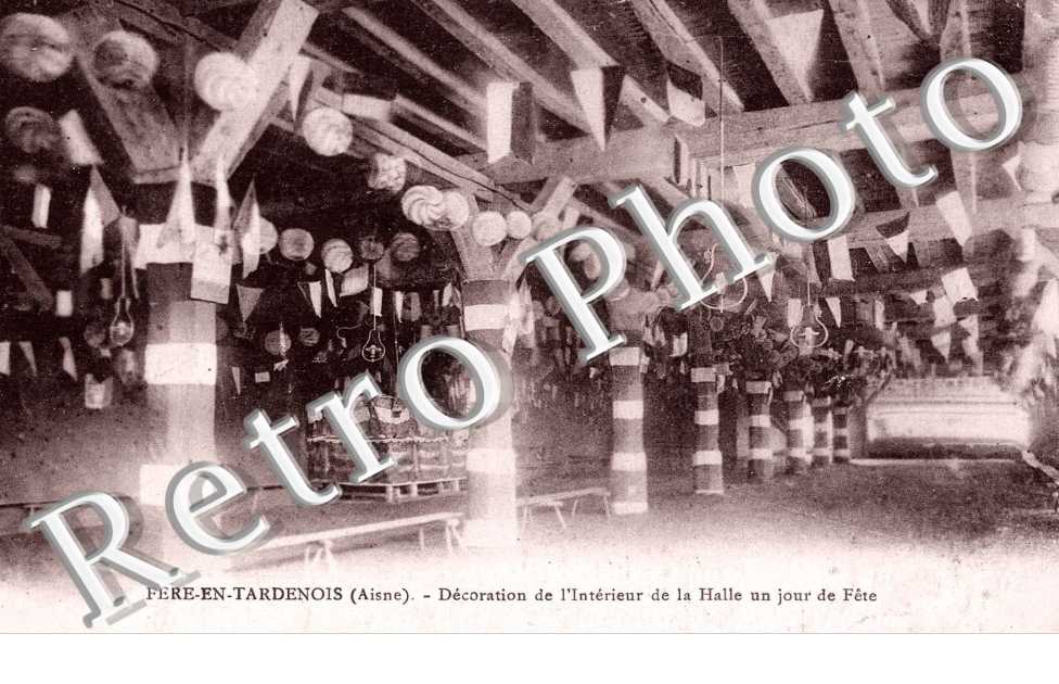 DECORATION DE L'INTERIEUR DE LA HALLE 