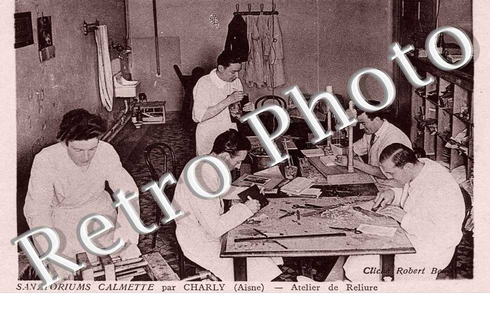 Sanatoriums Calmette par Charly - atelier de reliure