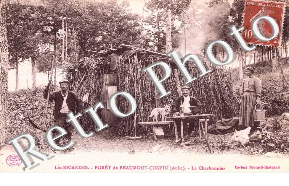 Les Ricardes - foret de Beaumont Cunfin - le charbonnier