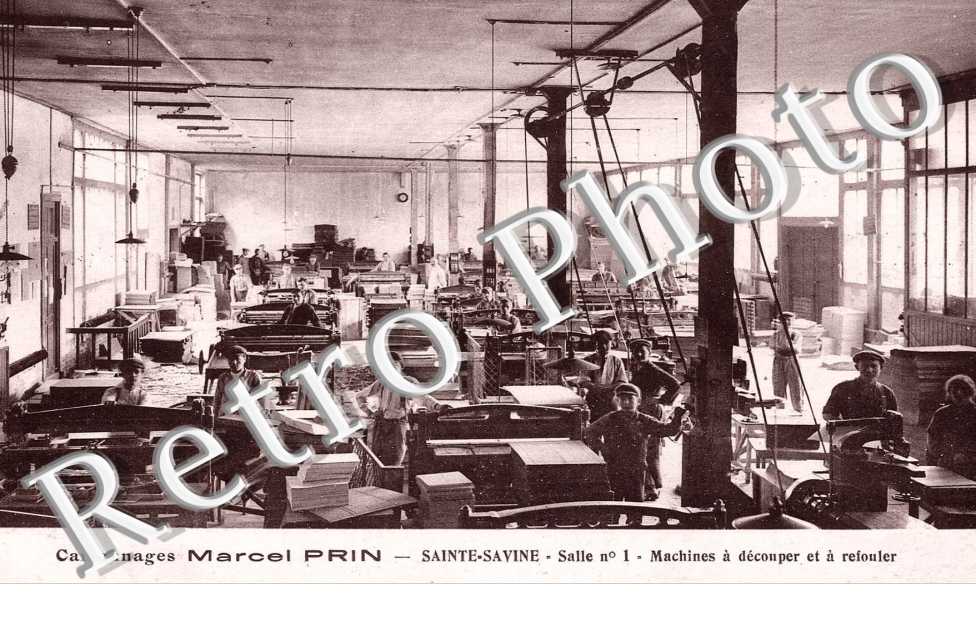 Cartonnages Marcel Prin - salle n° 1 - machines a decouper et a refouler