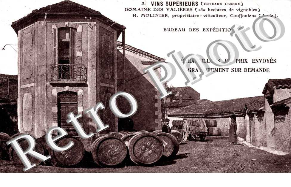 Bureau des expéditions de vin domaine des valières