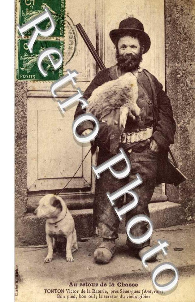 Tonton Victor de la raterie - au retour de la chasse