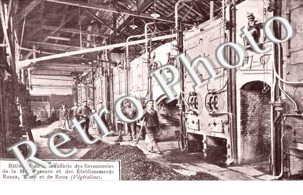 Batiment de la chaufferie des savonneries de la Mediterranee et des Ets. Rocca, Tassy et de Roux (vegetaline)
