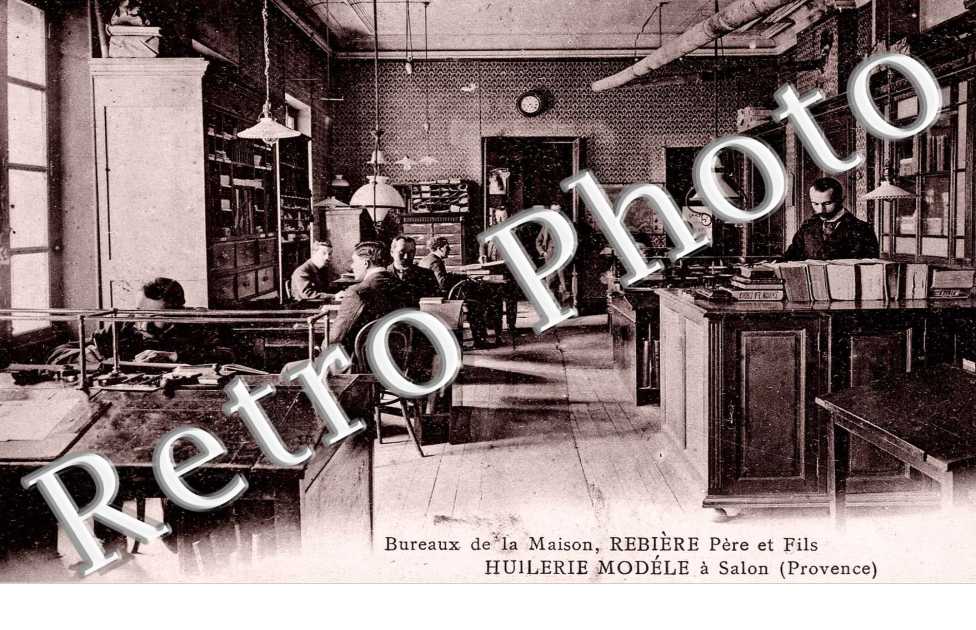 bureaux de la maison Rebiere pere et fils - huilerie modele a Salon