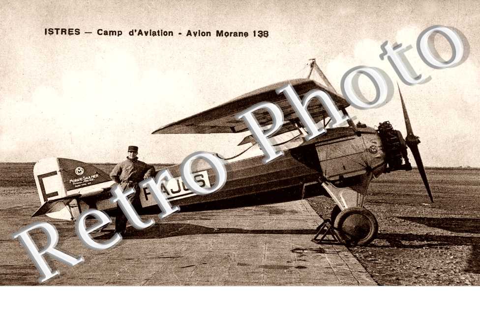 camp d'aviation - avion morane