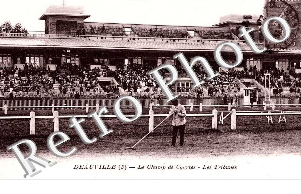 le champ de courses, les tribunes