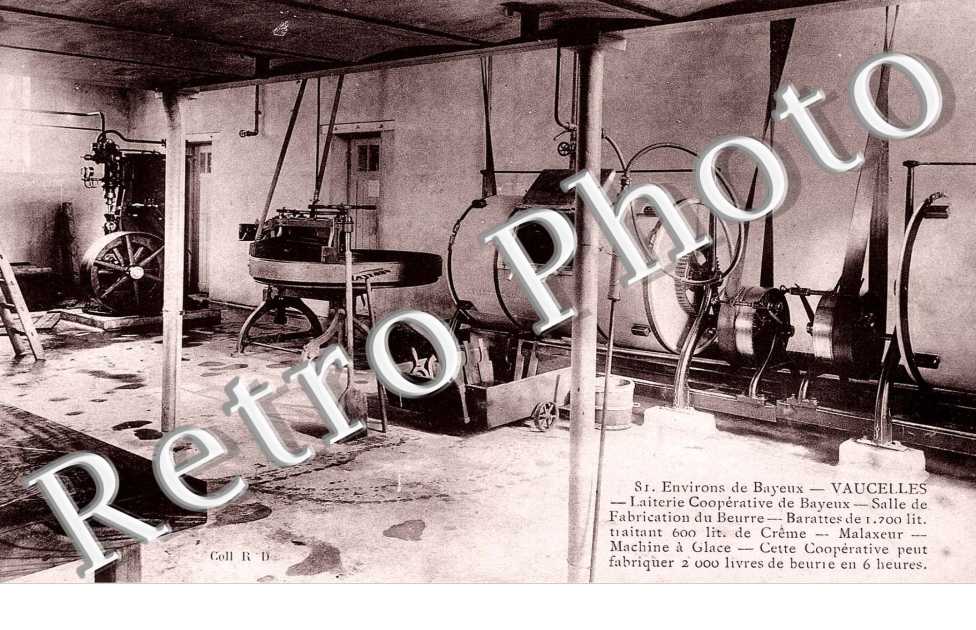 laiterie cooperative de Bayeux - salle de fabrication du beurre