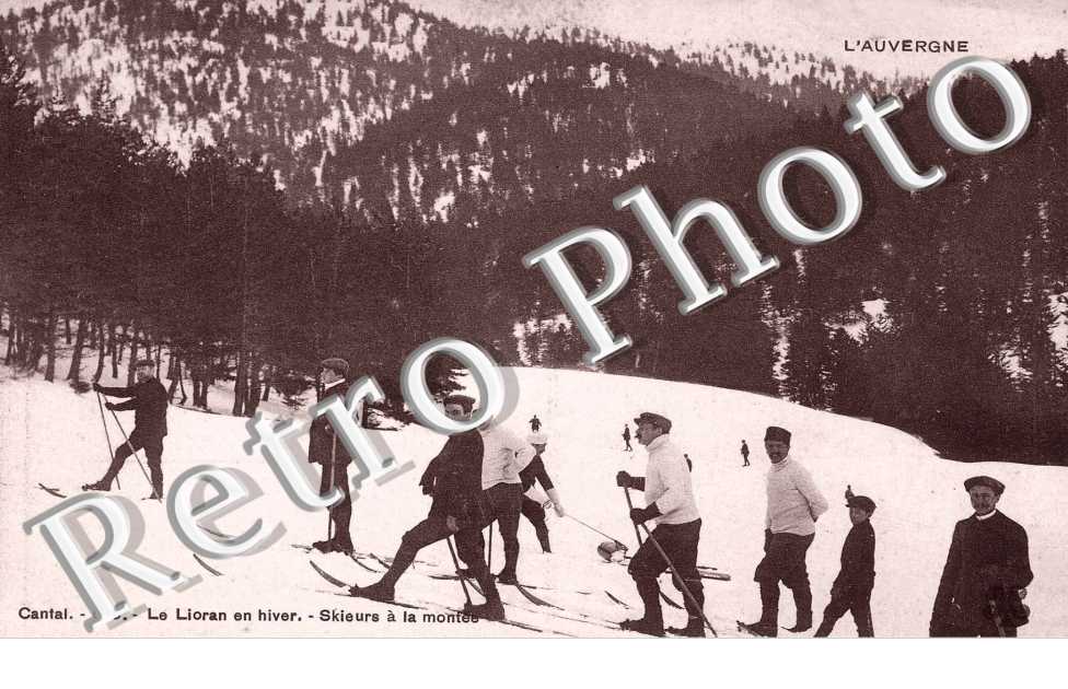 Le Lioran en hiver - Skieurs