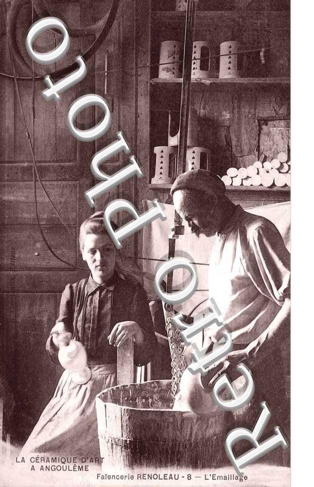 Le ceramique d'art, Raiencerie Renoleau, l'Emaillage