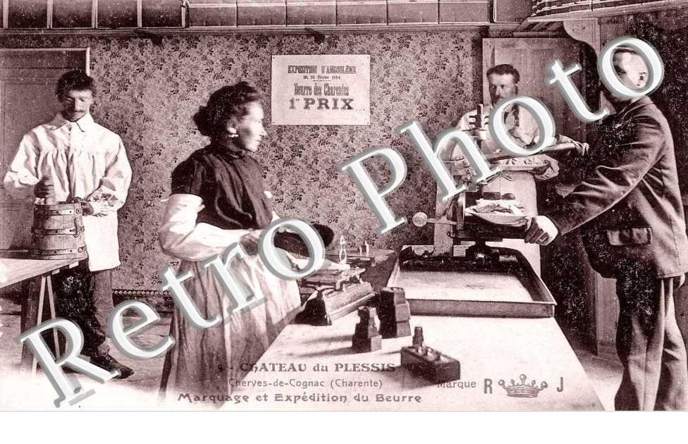 Chateau  Plessis - Marquage et expedition du Beurre