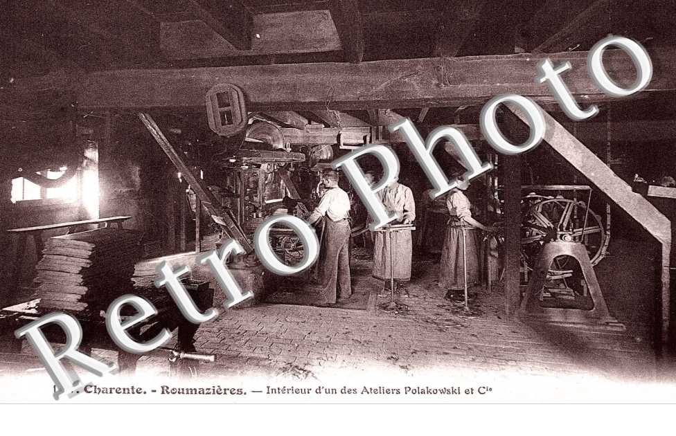 Interieure d'un des ateliers Polakowski et Cie