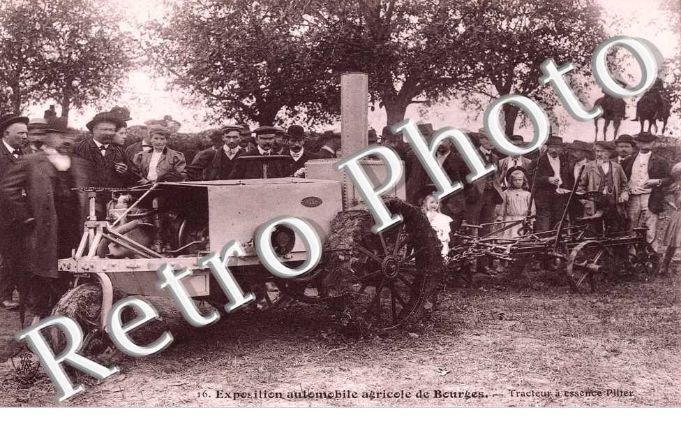 Exposition automobile agricole, Tracteurs a essence Pilter