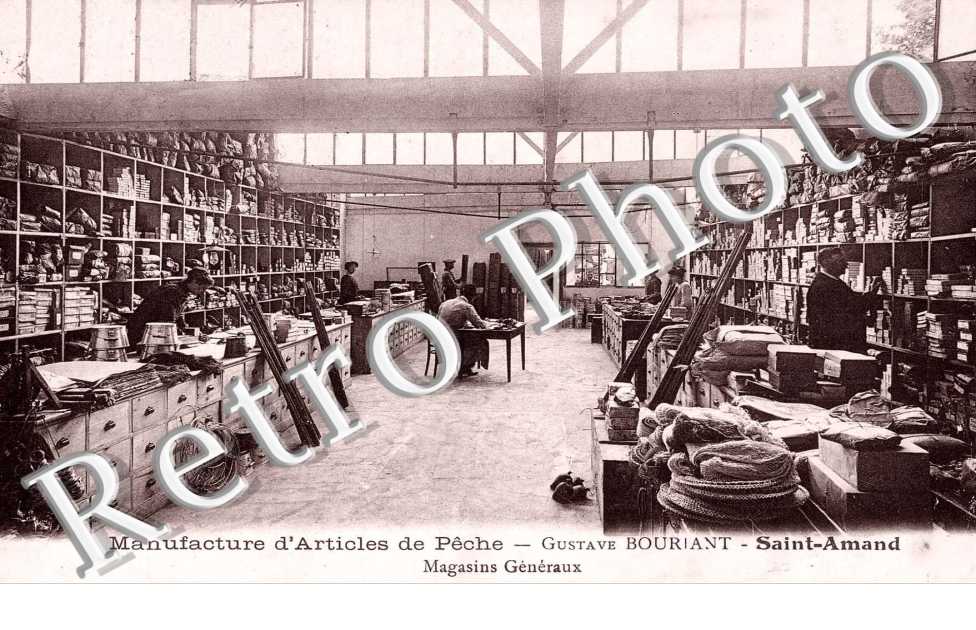 Manufacture d'articles de peche Gustave Bouriant  -  magasins generaux
