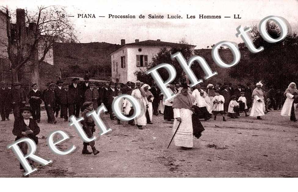 Procession de Sainte Lucie - Les Hommes