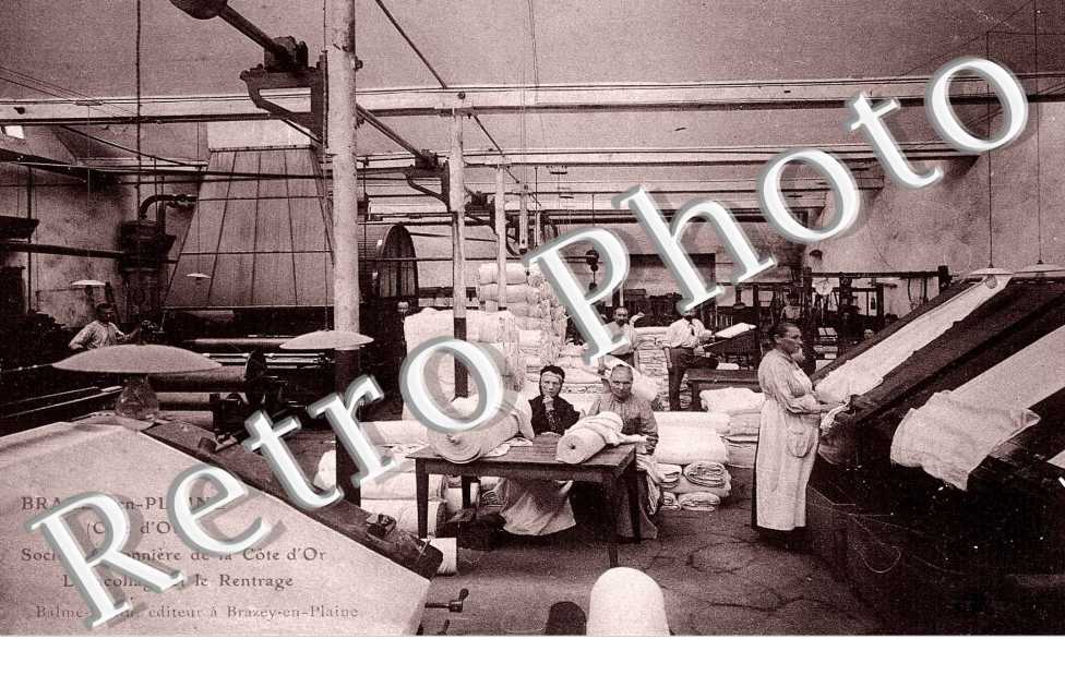 Societe Cotonniere - l'encollage et le rentrage