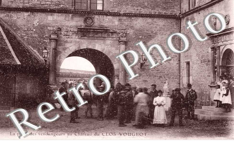 la paye des vendangeurs au chateau du Clos Vougeot