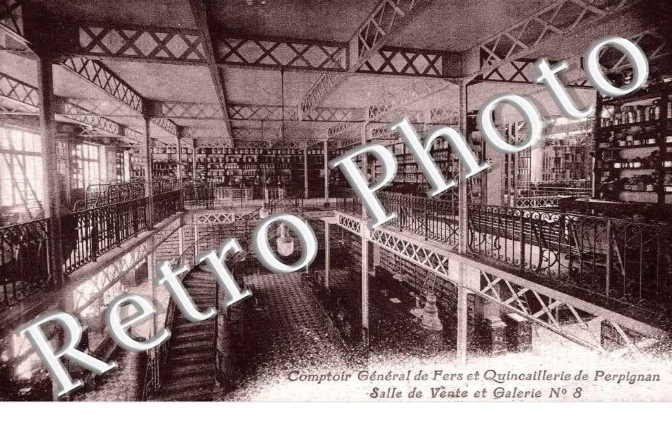 comptoir generale de fers et quincaillerie, salle de vente et galerie n° 8