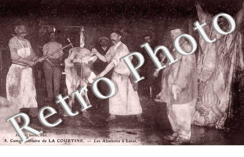 Camp militaire de La Courtine - les abbatoirs a Laval