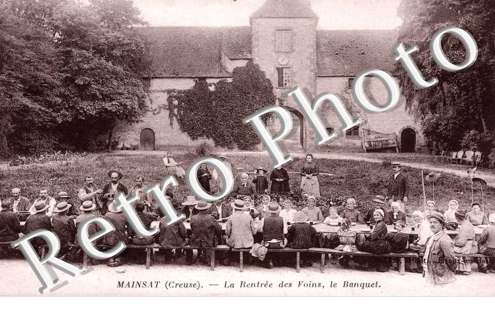 La rentree des foins - la banquet
