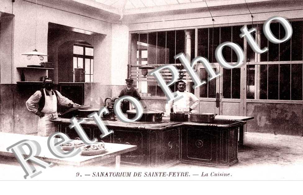 sanatorium, la cuisine