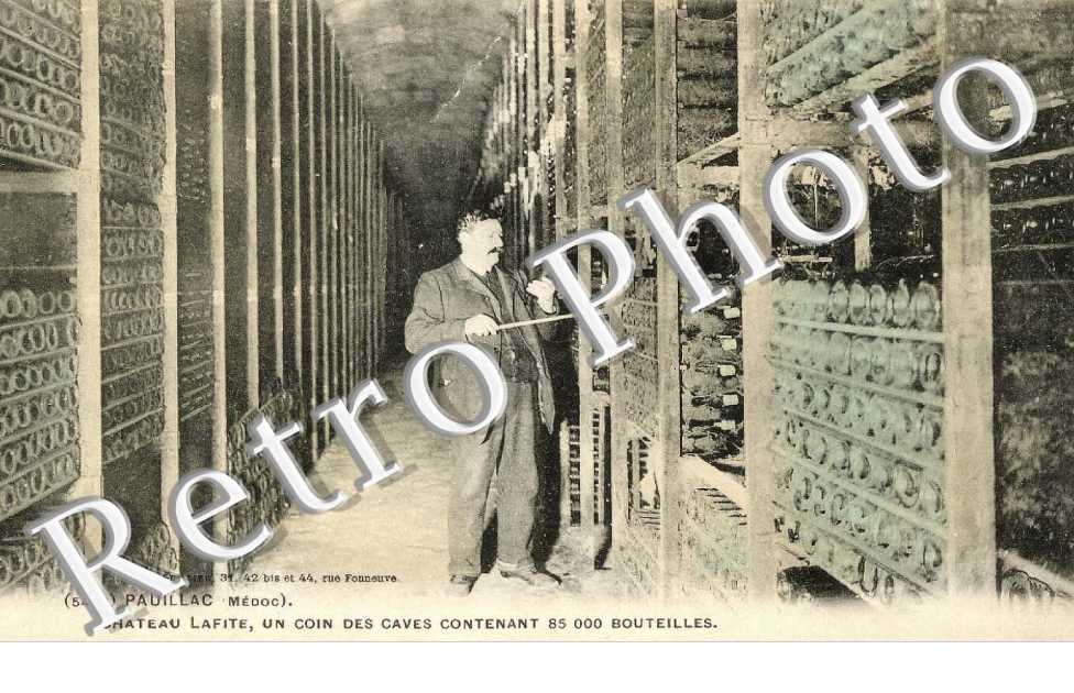 chateau Lafite , un coin de cave contenant 85000 bouteilles